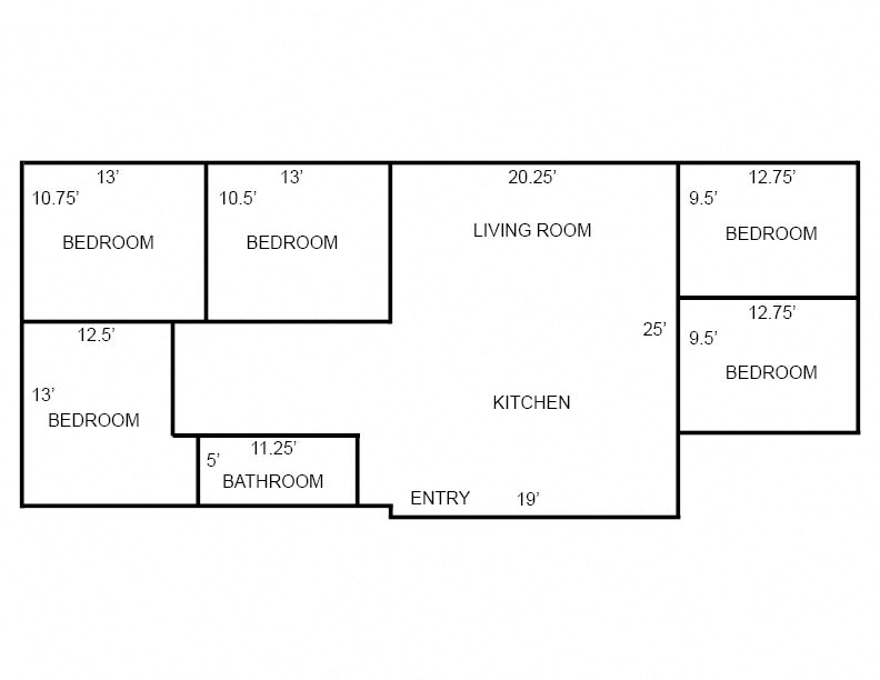 Adler End Unit A Floor Plan